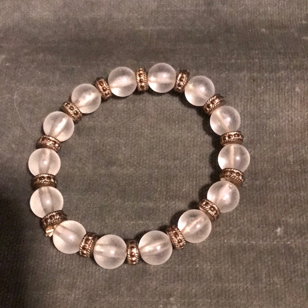 White Beads Bracelet 🔥
